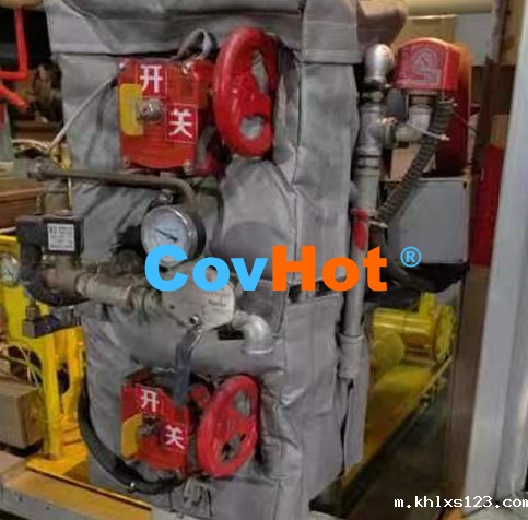 化工厂雨淋阀门保温可选柔性可拆卸保温套